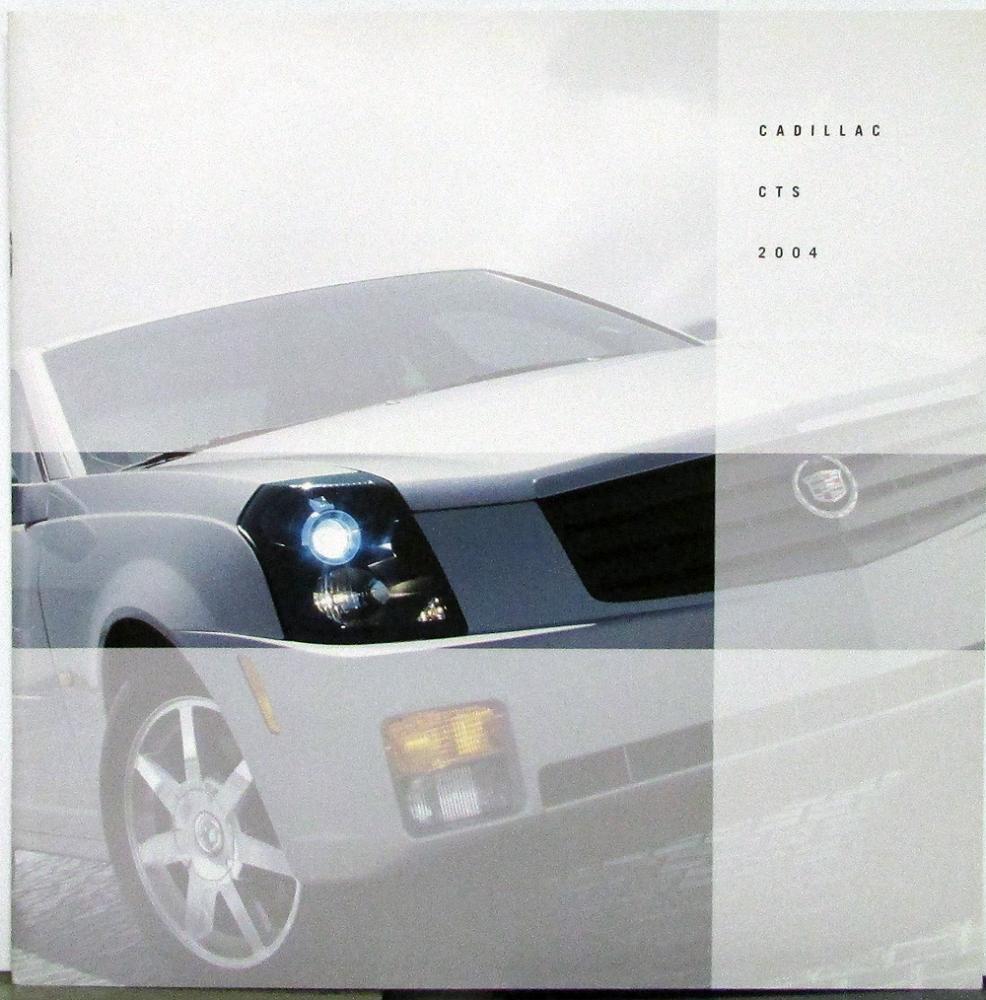 2004 Cadillac CTS Japanese Text Prestige Sales Brochure Oversized