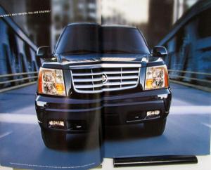 2004 Cadillac Escalade ESV EXT Prestige Sales Brochure Oversized Original