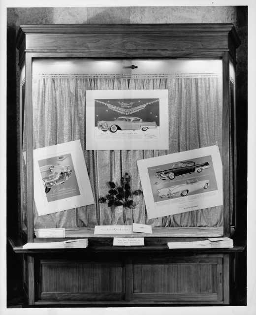 1957 Cadillac Ads in Christian Science Monitor Display Case Photo 0035