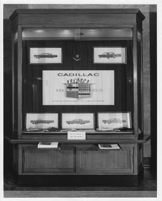 1963 Cadillac Ads in Christian Science Monitor Display Case Photo 0039