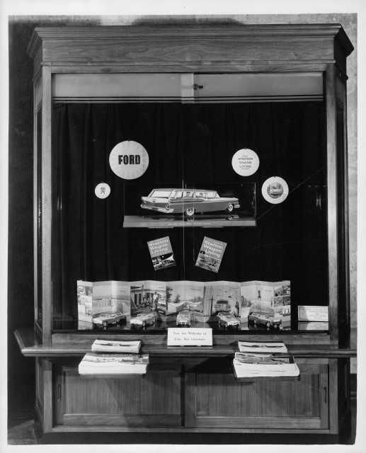 1959 Ford Ads in Christian Science Monitor Display Case Photo 0048