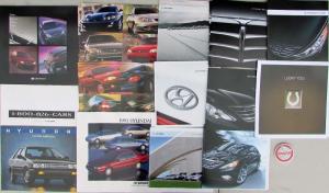 Saab Peugeot Hyundai Daihatsu Kia Isuzu Sales Brochure Troxels Box Lot 0003