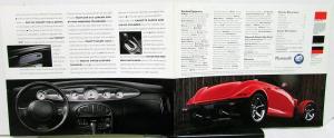 2000 Plymouth Prowler Dealer Sales Brochure Folder Features Options Specs