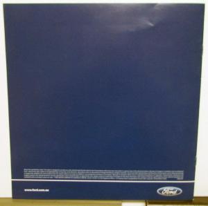 2005 Ford Falcon Australian Dealer Sales Brochure Foreign Market Features Specs