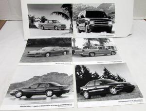 1996 Chevrolet New Models Press Kit Media Release Hugger Concept Camaro Pickup