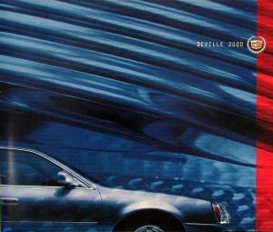2000 Cadillac Deville Seville Eldorado Product Info Packet Sales Brochures Orig