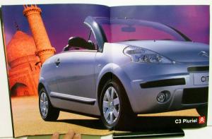 2002 Citroen European Dealer C3 Pluriel Dutch Text Sales Brochure Large