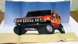 2002 2003 Hummer H1 & H2 Dealer Sales Portfolio Brochures Posters