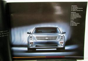 2005 Cadillac STS Prestige Sales Brochure Original Oversized