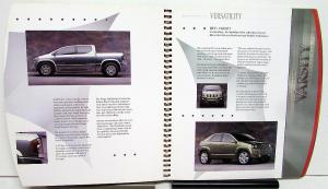 2002 Chrysler Dodge Jeep Concept Cars Press Kit Media Release Viper 300 Maxxcab