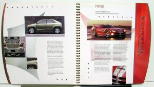 2002 Chrysler Dodge Jeep Concept Cars Press Kit Media Release Viper 300 Maxxcab