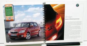 2007 Skoda Fabia Press Kit Media Release UK Built Hardback Spiral Bound