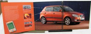 2007 Skoda Fabia Press Kit Media Release UK Built Hardback Spiral Bound