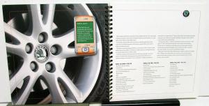 2007 Skoda Fabia Press Kit Media Release UK Built Hardback Spiral Bound