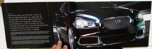 2009-2010 Jaguar XF Collection Dealer Prestige Sales Brochure Features Specs