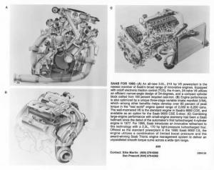 1995 Saab Engines Press Photo 0027