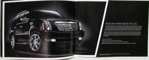 2008 Cadillac CTS Escalade XLR STS DTS SRX Crossover XLR-V STS-V Sales Brochure