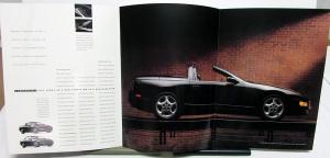 1993 Nissan 300 ZX Convertible Dealer Sales Brochure Folder Features