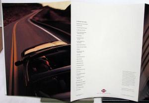 1993 Nissan 300 ZX Convertible Dealer Sales Brochure Folder Features