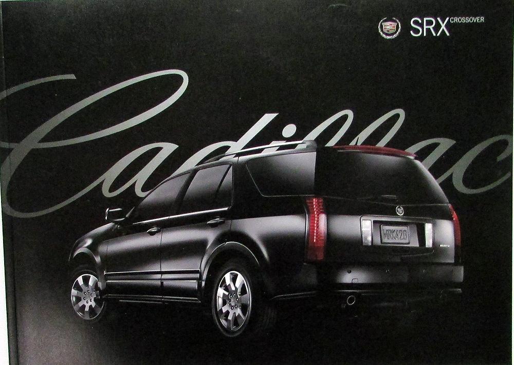 2008 Cadillac SRX Crossover Prestige Oversized Sales Brochure Original