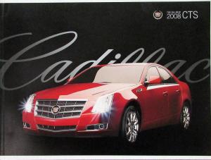 2008 Cadillac CTS New Model Prestige Oversized Sales Brochure Original