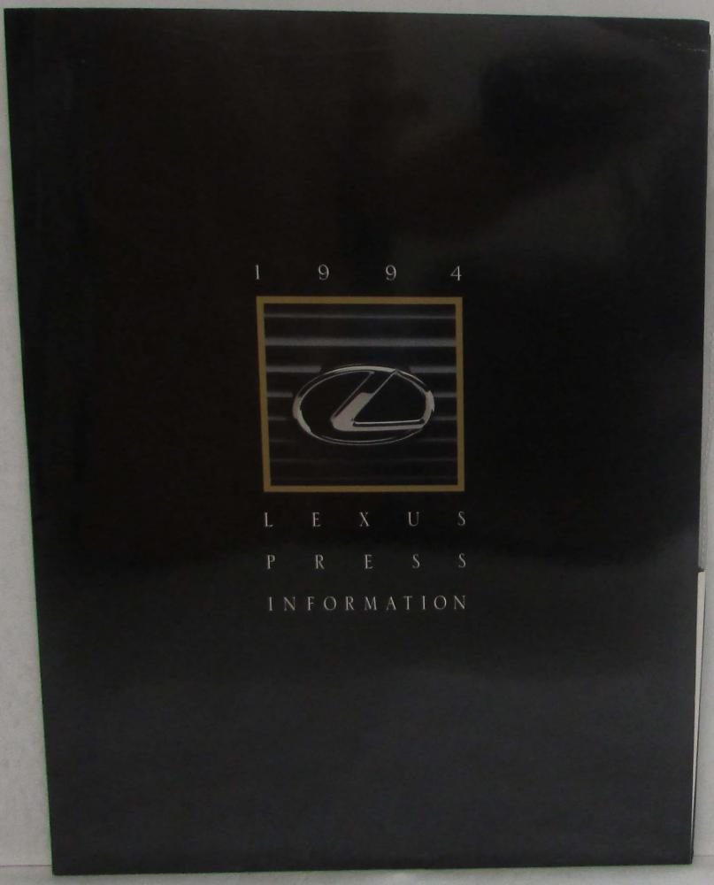 1994 Lexus Full LIne Media Information Press Kit