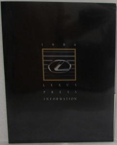 1994 Lexus Full LIne Media Information Press Kit