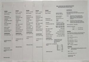 1994 Lexus Full LIne Media Information Press Kit