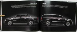 2009 Cadillac Escalade Hybrid Plantinum ESV EXT Sales Brochure Oversized Orig