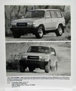 1993 Toyota Full Line Press Kit - 4Runner Celica MR2 Land Cruiser Camry