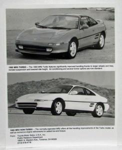 1993 Toyota Full Line Press Kit - 4Runner Celica MR2 Land Cruiser Camry