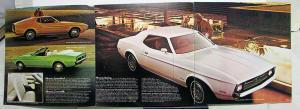 1972 Ford Mustang Mach 1 Grande SportsRoof Convertible Sales Brochure Original