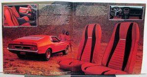 1972 Ford Mustang Mach 1 Grande SportsRoof Convertible Sales Brochure Original