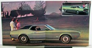 1972 Ford Mustang Mach 1 Grande SportsRoof Convertible Sales Brochure Original
