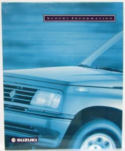 1995 Suzuki Full Line Press Kit - Swift Sidekick Samurai