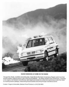 1995 Suzuki Sidekick Press Photo 0002 - Santa Monica Conservancy Ranger Patrol