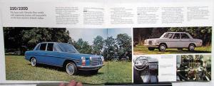 1971 Mercedes-Benz Dealer Sales Brochure 220 220D 250 & Coupe W/Spec Sheet