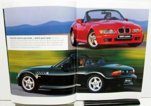 1996 BMW Dealer Sales Brochure Z3 Roadster Model Features Options Specifications