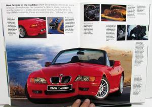 1996 BMW Dealer Sales Brochure Z3 Roadster Model Features Options Specifications