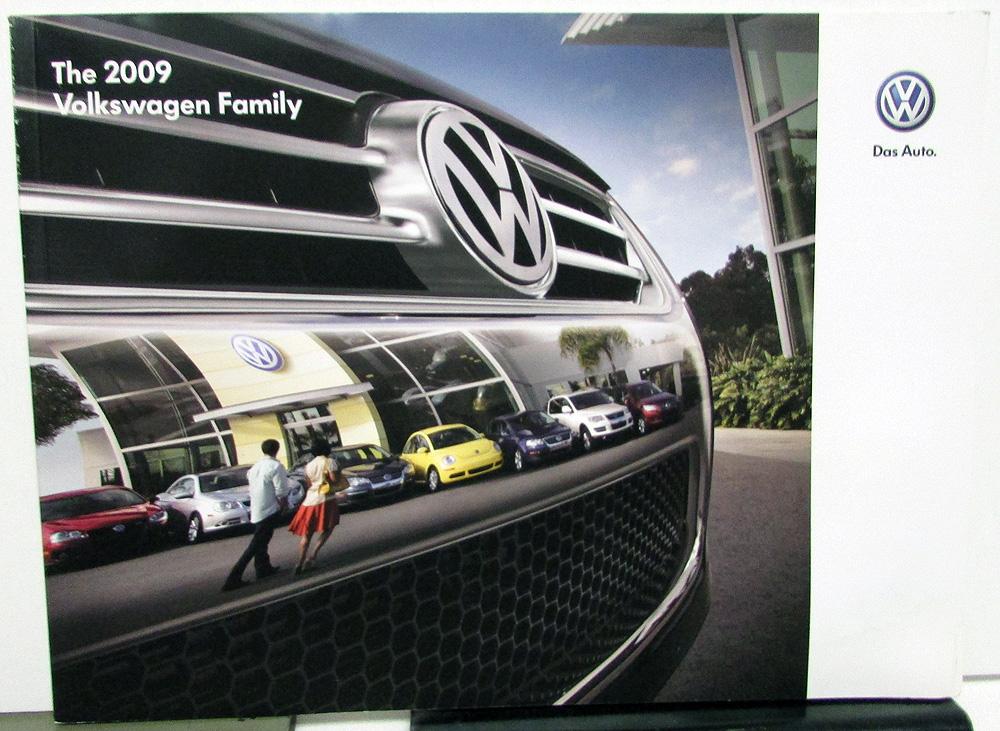 2009 Volkswagen VW Dealer Full Line Sales Brochure Beetle Rabbit GTI Jetta Eos