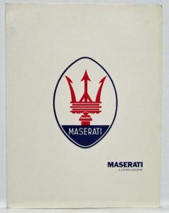 1986 Maserati Press Kit - Biturbo Quattroporte