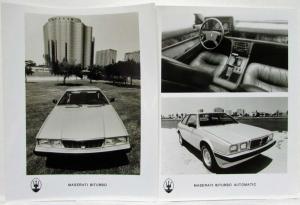 1986 Maserati Press Kit - Biturbo Quattroporte