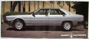 1986 Maserati Press Kit - Biturbo Quattroporte