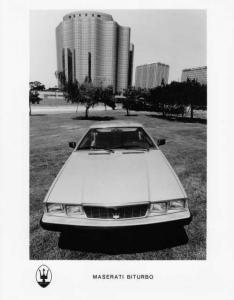 1986 Maserati Biturbo Press Photo 0001