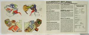 1984 Maserati Press Kit - Biturbo Quattroporte