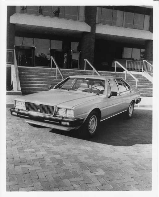1984 Maserati Quattroporte Press Photo 0007