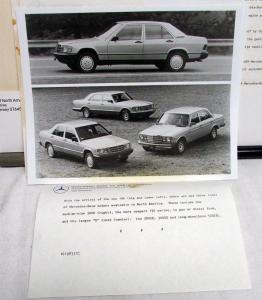 1984 Mercedes-Benz Press Kit - 190 300 380 500