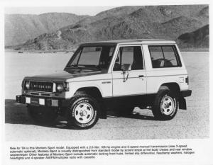 1984 Mitsubishi Montero Sport Press Photo 0006