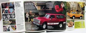 1979 Dodge Ramcharger Dealer Sales Brochure Folder Features Options Specs