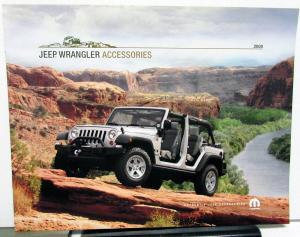 2008 Jeep Wrangler Dealer Accessories Sales Brochure Mopar Options Add Ons